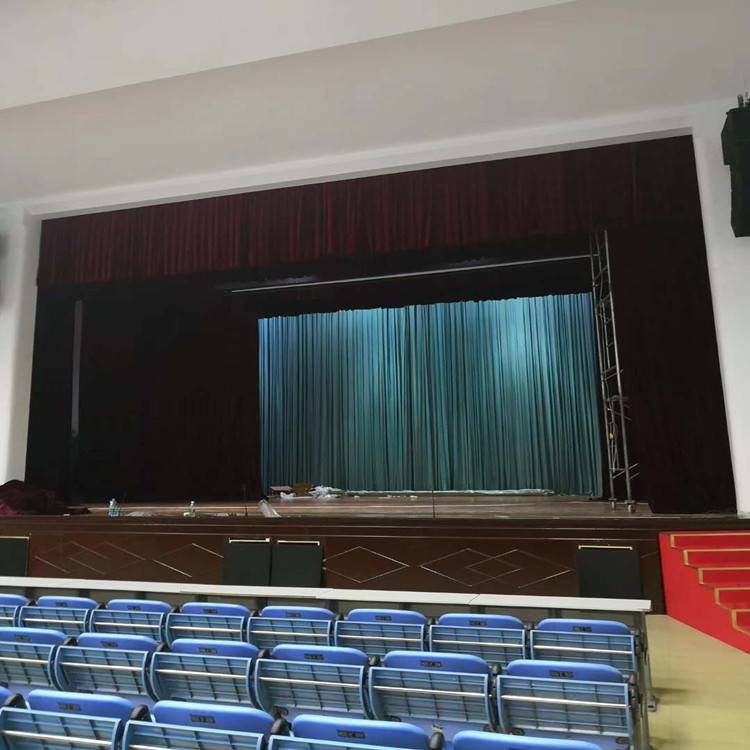 清远定制舞台幕布肇庆天鹅绒加厚舞台幕布设计电动遥控舞台幕布厂家