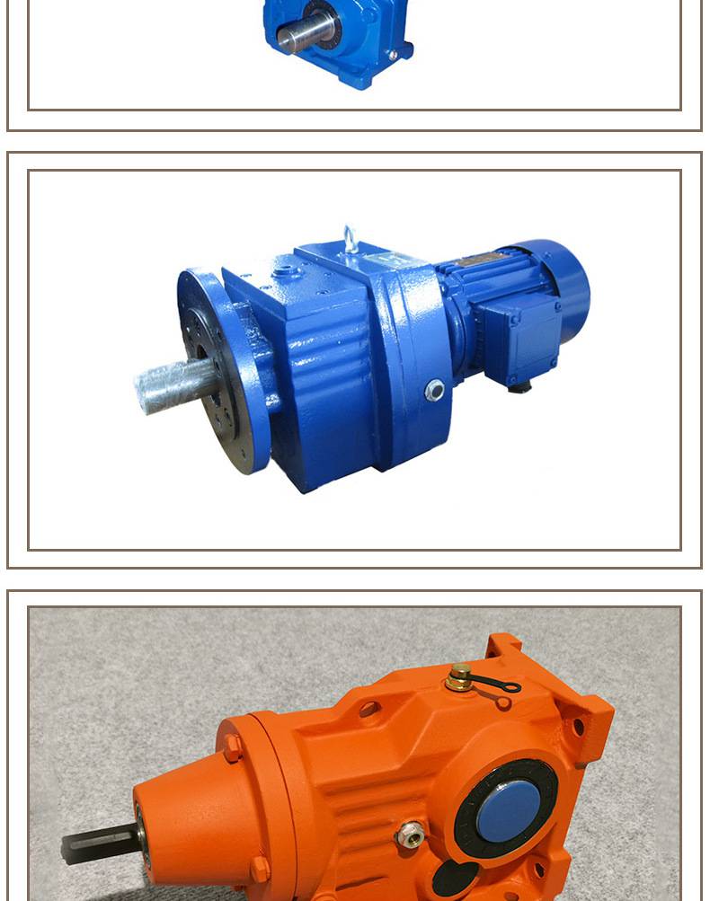 铸铁齿轮箱平行轴直交轴迈传铸铁电机齿轮箱工厂