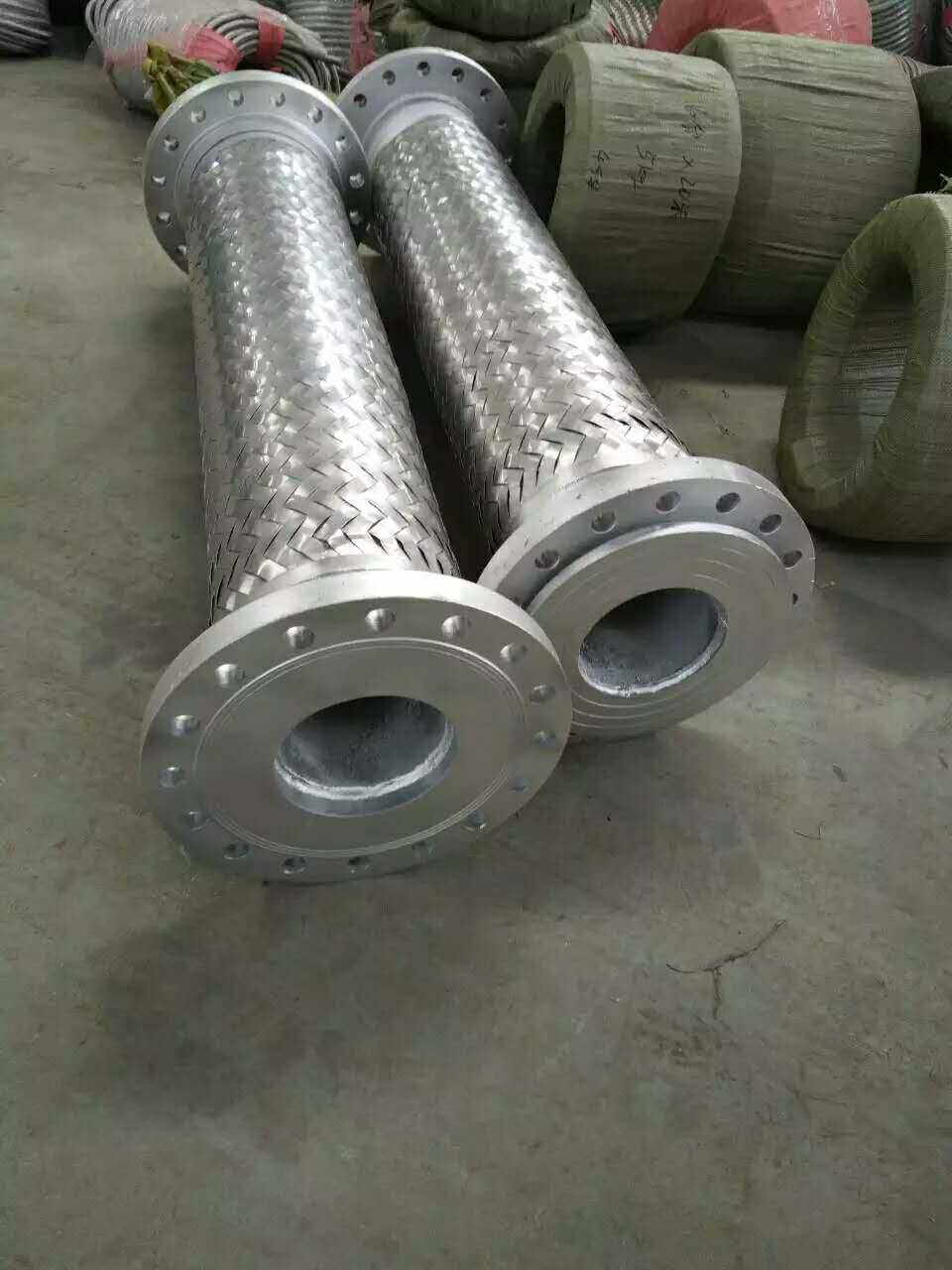 青海dn400l800固定法兰金属软管高压64公斤不锈钢金属软连接