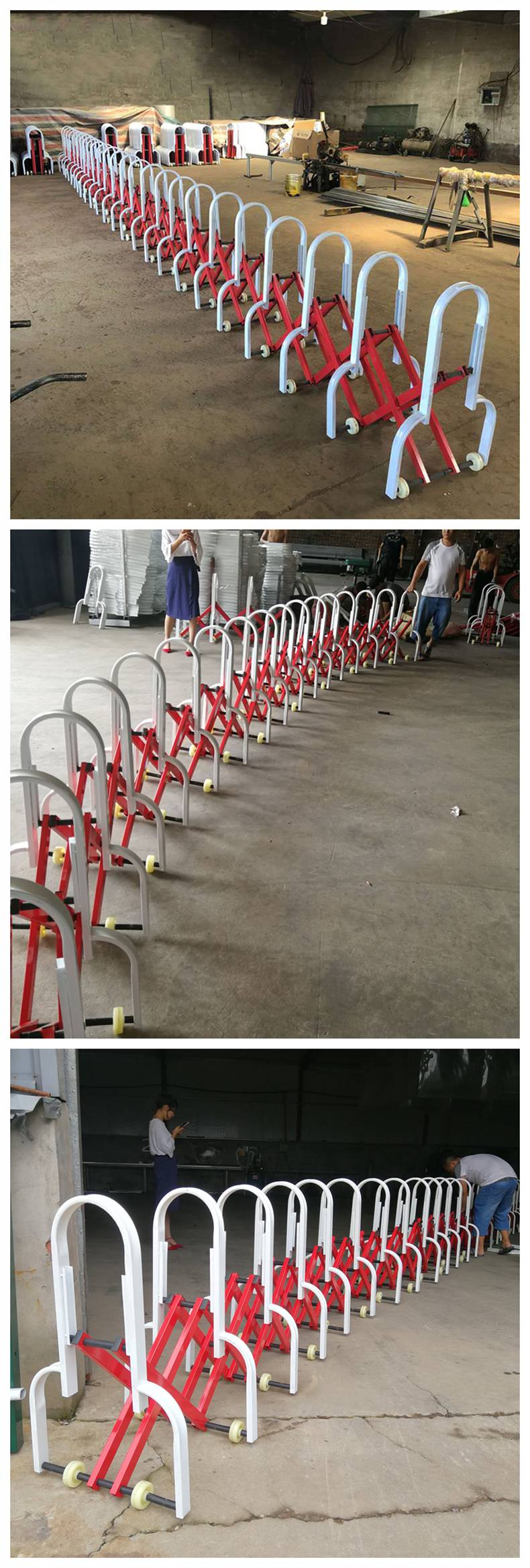 高速公路收费站推拉伸缩护栏可移动折叠式伸缩护栏星诺护栏