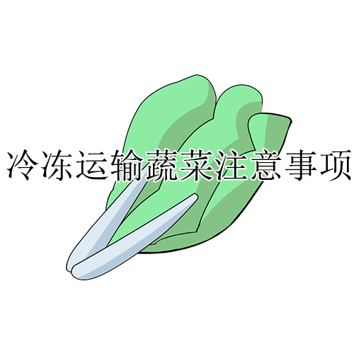 冷冻运输蔬菜注意事项