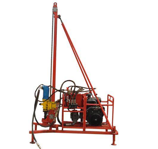 矿大井下用大理石气动深孔混凝土独立回转导轨ygz90钻机操作简单