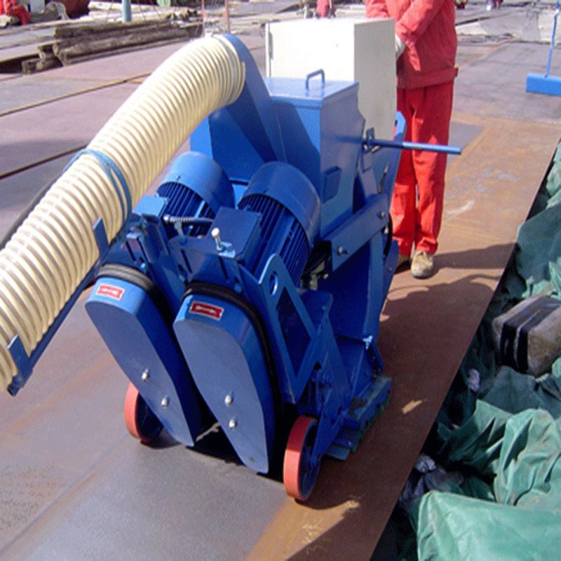 移动抛丸机路面抛丸机双抛小型桥面抛丸机钢板除锈清理