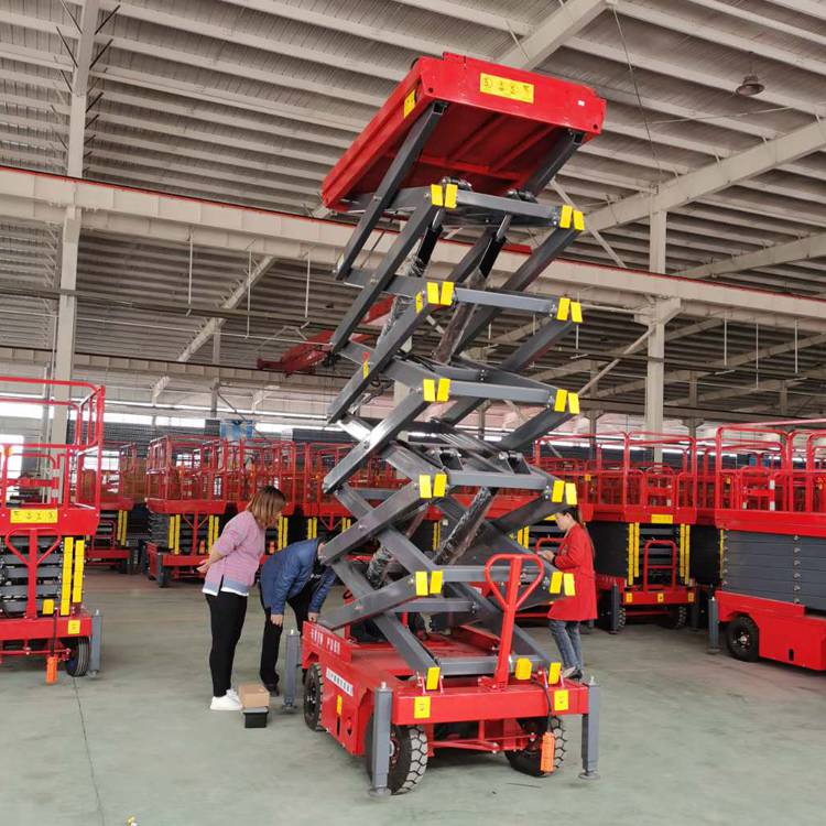 厂家批发SJY0.5-18米电动升降机 自行走剪叉式升降机