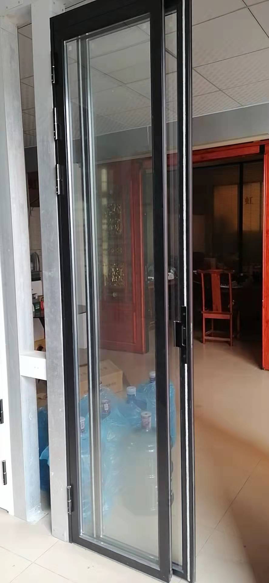 【供应pt门pd门 铝合金pt门虹岭门窗新40系列pd厨房门阳台门平开推拉