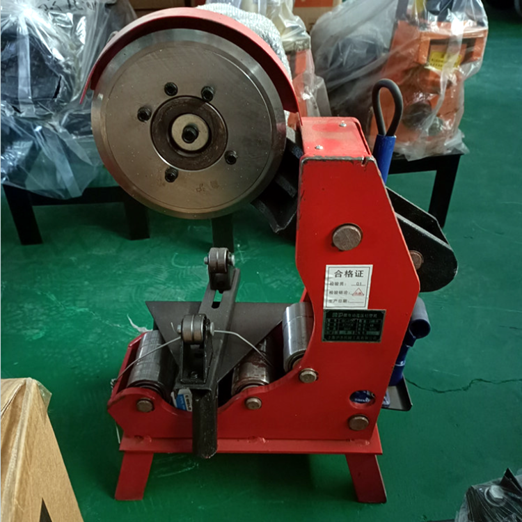 旋转式半自动切管机消防管道用电动液压切管机价格
