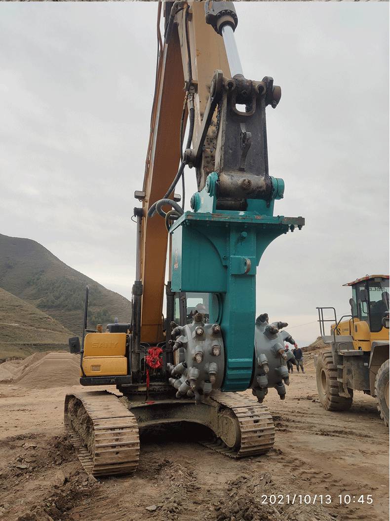 沥青路面横向铣挖机挖机横向铣挖头铣挖机修复隧道旋转铣刨机聚仁