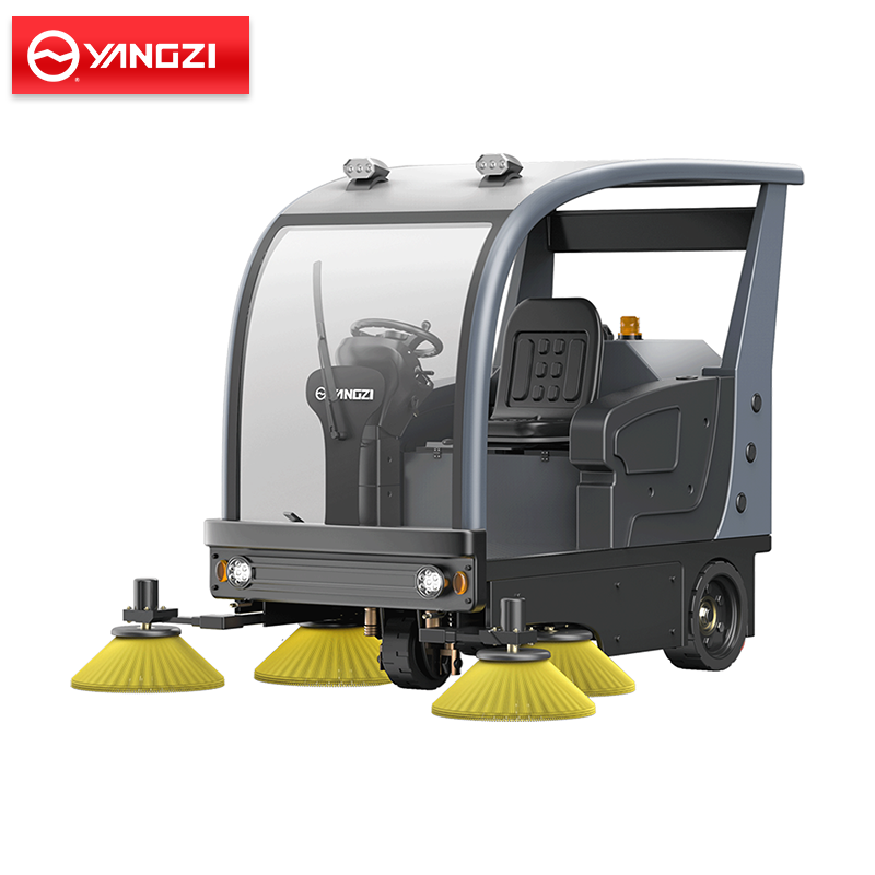 扬子工业电动扫地机驾驶式扫地车yzs9图片