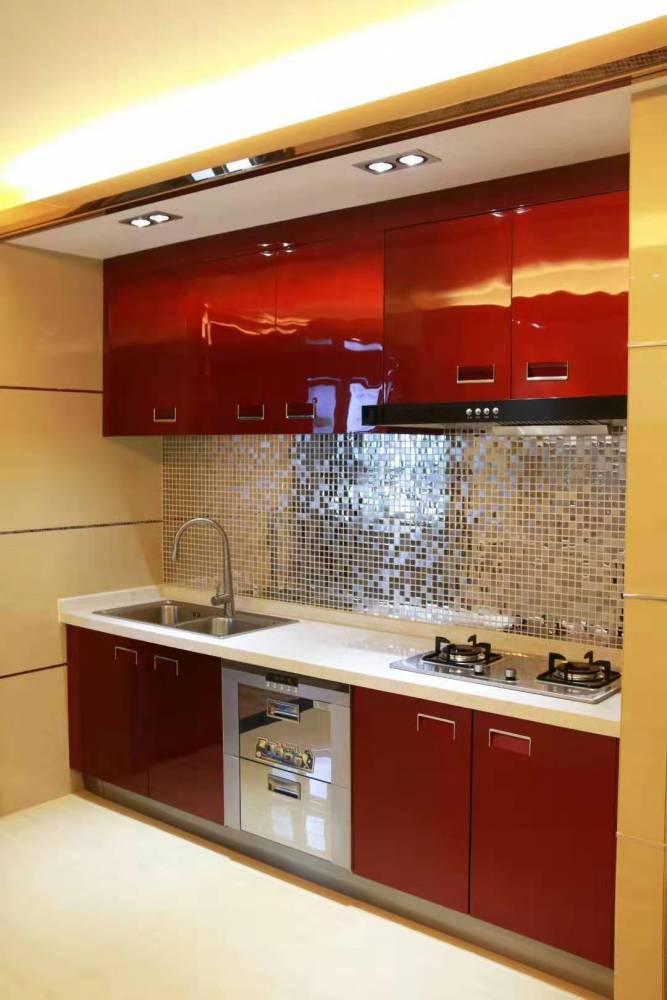 陕西304201彩色不锈钢装饰板不锈钢中国红定制不锈钢中国红镜面不锈钢