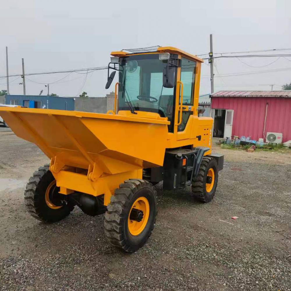 圣成柴油四驱蹦蹦车江西吉安工地用小四轮翻斗车