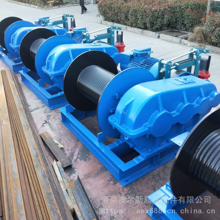 jm8型电控慢速卷扬机 绕绳量大 物料升降用卷扬机5吨卷扬机_ 慢速