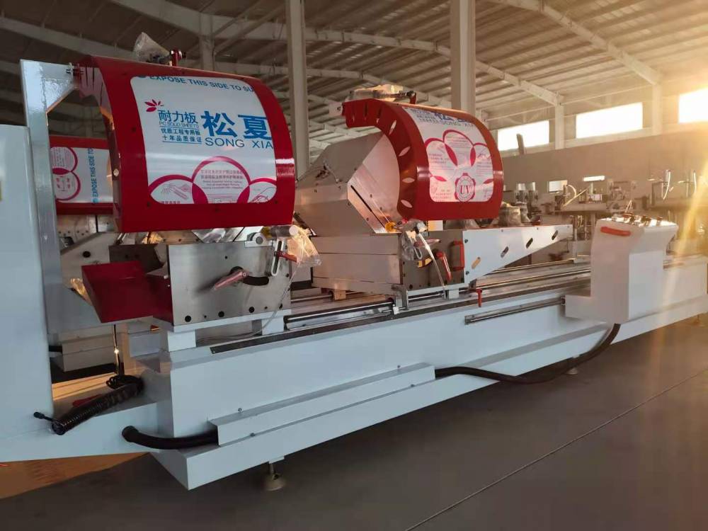 天马数控铝合金门窗加工机械铝合金型材切割锯铝门窗自动角码锯