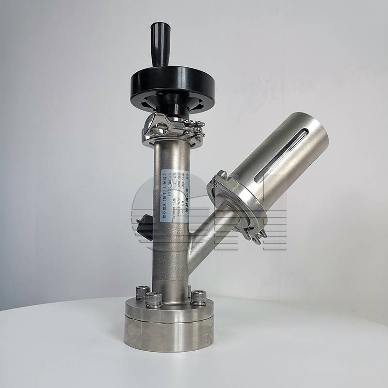 真空粉体取样阀快装真空取样阀fig316法兰真空粉体取样阀