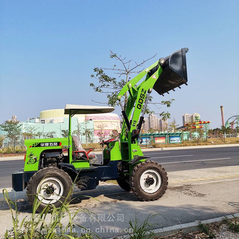 迷你小铲车五风916单缸柴油小型装载机车高只有18米图片