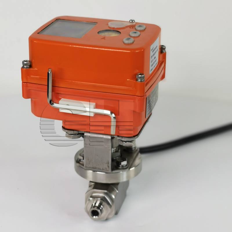ghj9191f16p电动针型调节阀小流量电动调节阀微型电动