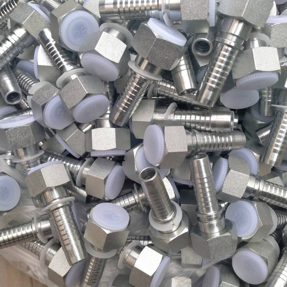 海润德高压胶管管接头45号钢材质管接头伊顿标准连接件