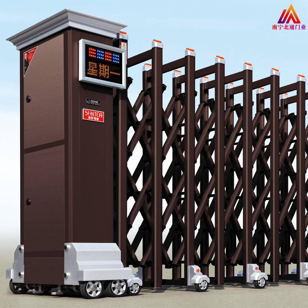 桂林 无轨伸缩门 升降道闸 品质有保障