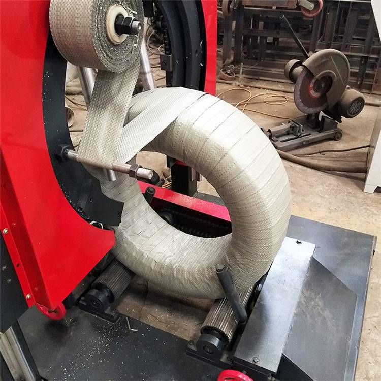 河北鑫鹏轮胎打包机轮胎环形立式缠绕机包装机自动跟踪包装物