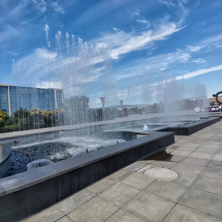 重庆喷泉水景设备制造圆形水池喷泉方案设计博驰环境