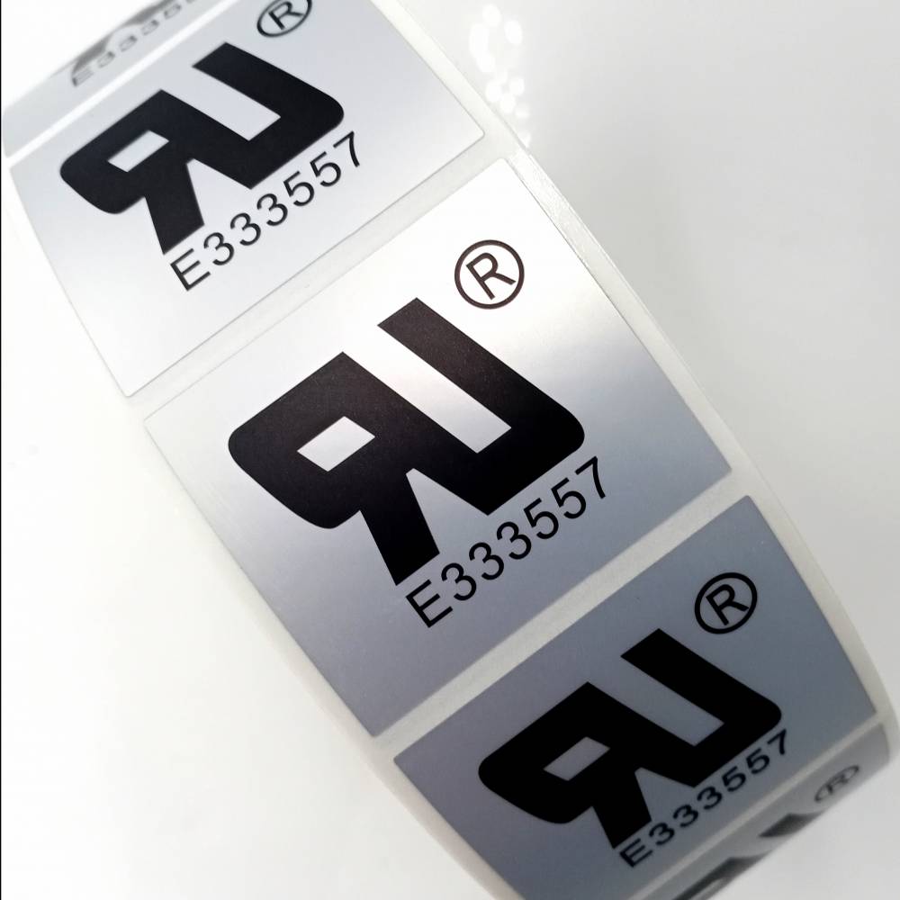 定做ul认证不干胶标签哑银龙不干胶标签