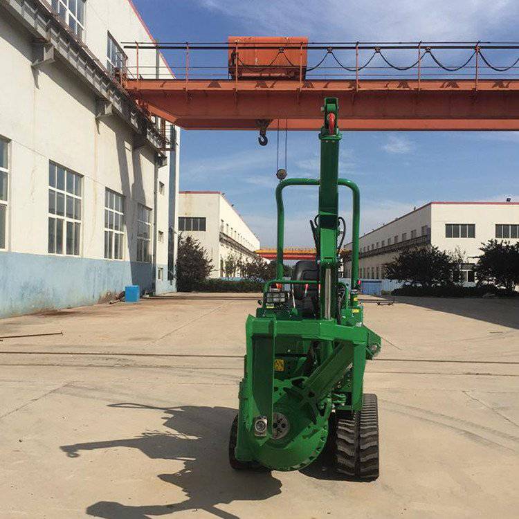 盛祥顺履带圆弧挖树机可伸缩挖树机快速移树成活率高