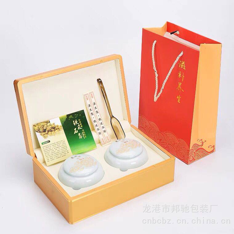 福鼎白茶木盒包装礼品空盒定制那曲虫草包装盒铁皮枫斗包装盒定制