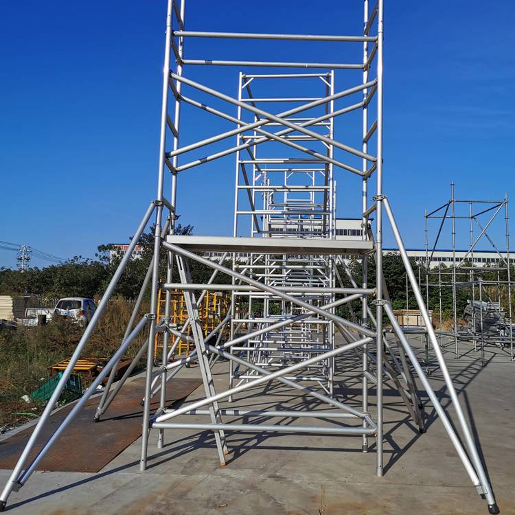 铝合金盘扣脚手架广西综合脚手架发电站维修平台