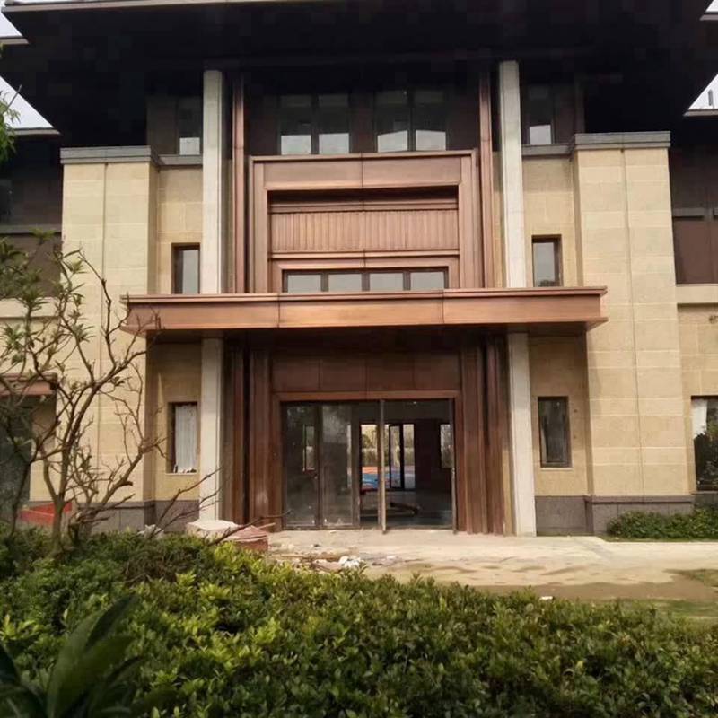 门斗铝单板 门厅门斗收边铝单板天津厂家