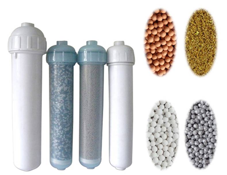 水机t33后置滤芯碱性滤芯填料电气石球负离子球远红外滤芯