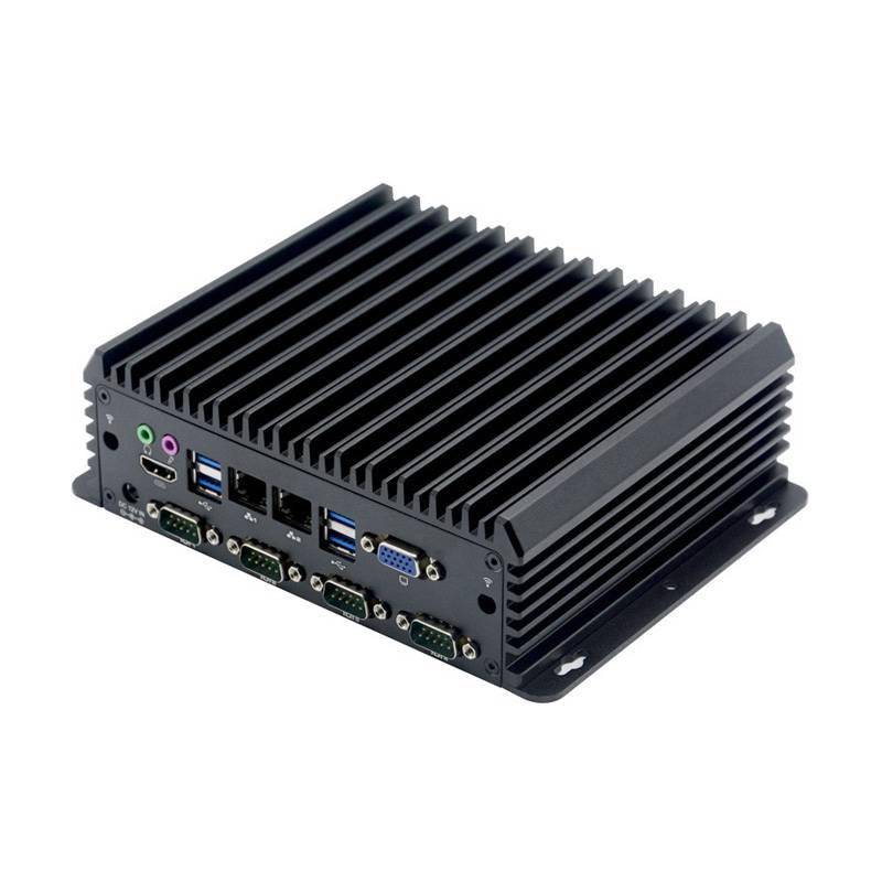 微型工业计算机迷你嵌入式工控机电脑主机n2805cpu双网双串口