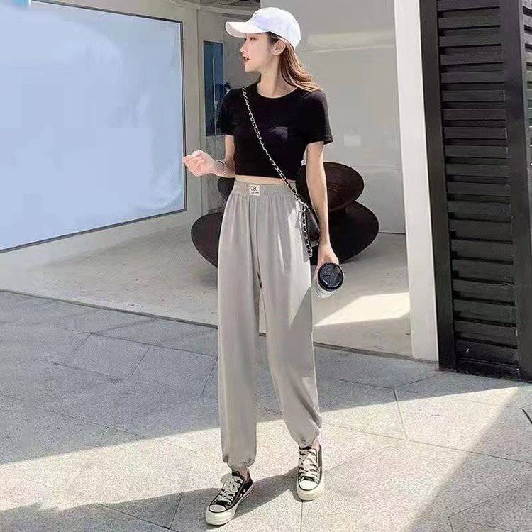 甘肃嘉峪关韩版大码乱麻九分裤广州沙河服装批发市场牛仔长裤女2021夏季