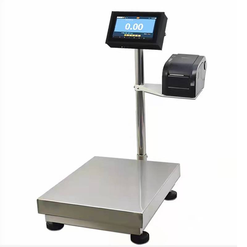 台迈150kg触摸屏智能打印电子秤