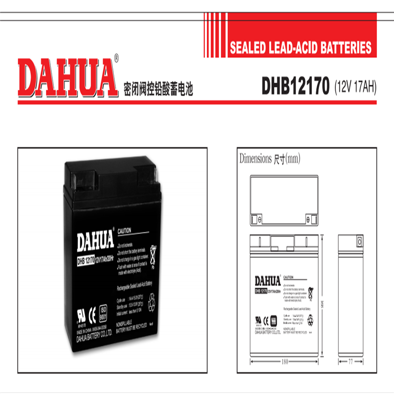黄山市大华免维护蓄电池DHB12400特性功能质量