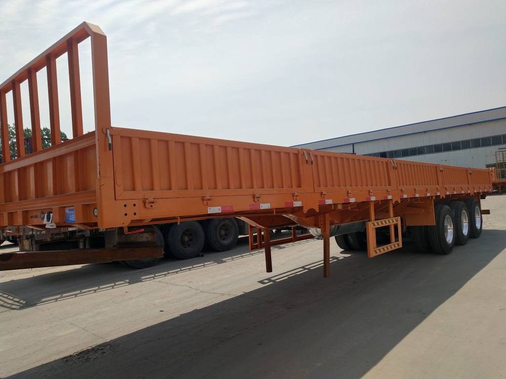 轻量化13米侧翻自卸半挂车13米侧翻自卸车图片