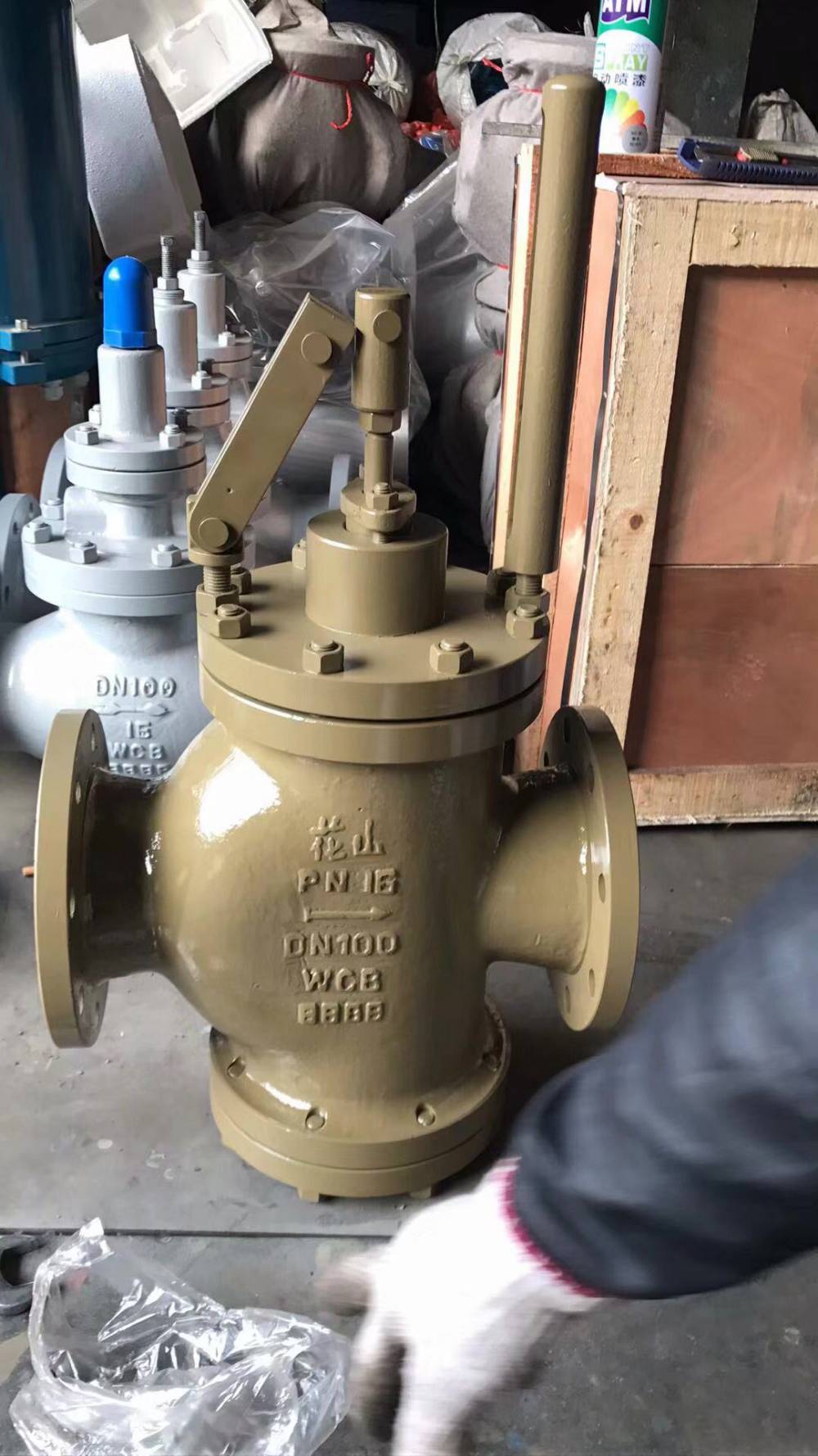 y45h杠杆重锤重量平衡压力双阀座双阀瓣蒸汽减压阀