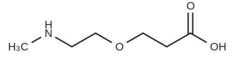 1367918-21-5，Methylamino-peg1-acid