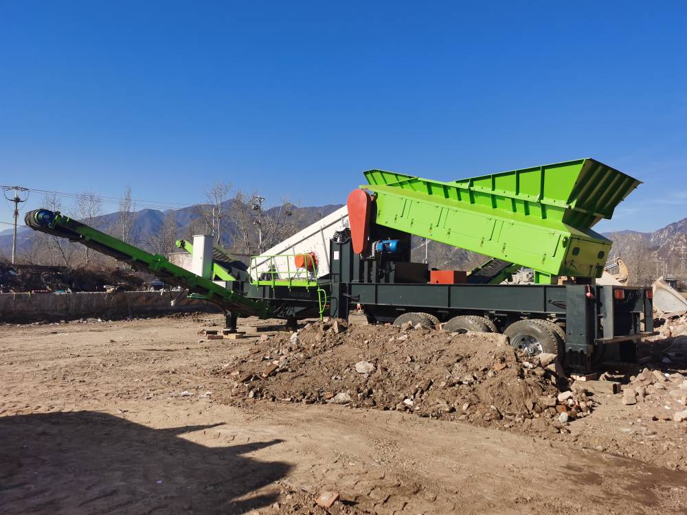 【移动重型筛 土石分离机 建筑垃圾除土 泥石分离器】视频介绍 - 中国