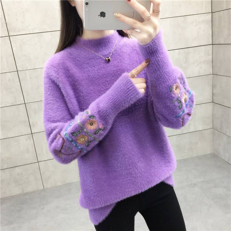 大朗便宜女式套头毛衣广州十三行服装批发街秋季新款羊毛衫