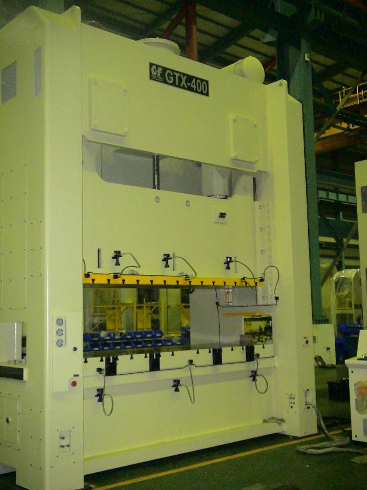 台湾金丰冲床金丰400吨冲床闭式双点双轴多连杆h型slx系列400吨