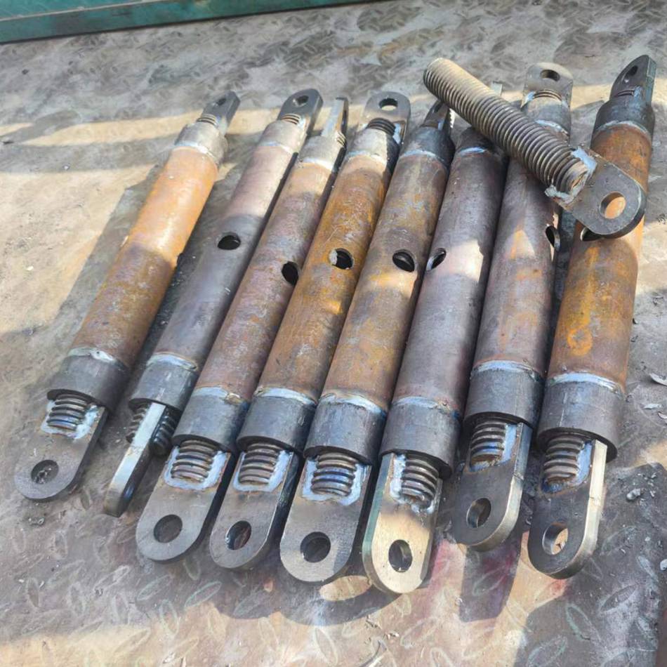 钢模调节杆 正反丝调节螺杆 q235焊接组件 桥梁钢模用 可调节支撑杆
