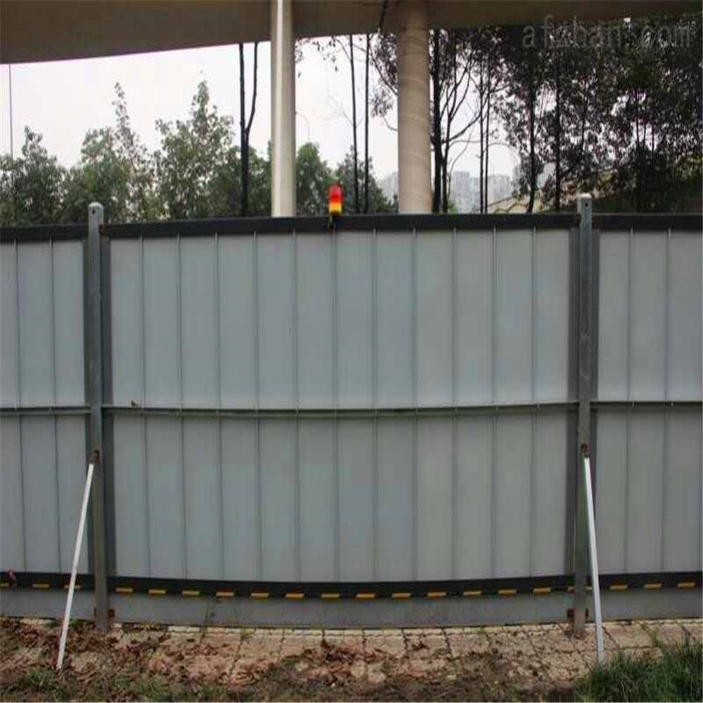 工地施工镂空围挡圆孔铁皮施工围挡装配式护栏围挡