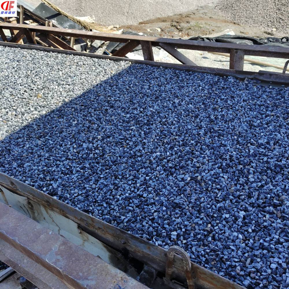 黑色洗米石白色灰色枯山水庭院地面散置用砾石石子