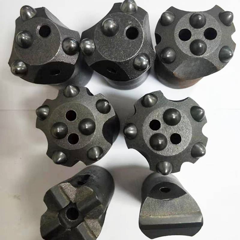 40mm4齿冷压球齿钻头锥度连接各种规格凿岩钎具