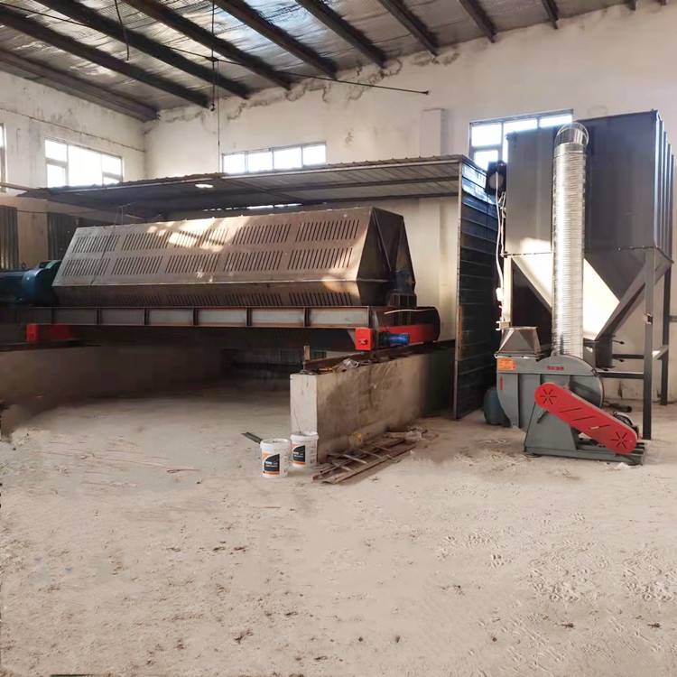 六角滚筒抛光机铁件除锈滚桶抛光机火烧铁干磨机去杂质研磨机