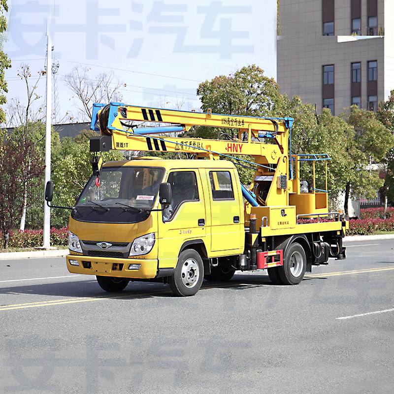 蓝牌27米高空作业工程车适用于厂房施工维修