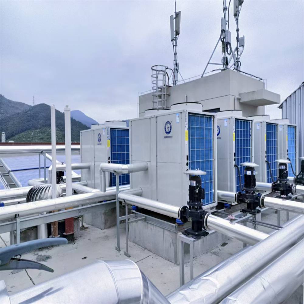 ***群活动中心用空气源热泵安装 模块化空气能热泵机组