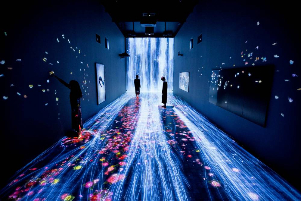 全息投影户外墙地面互动游戏