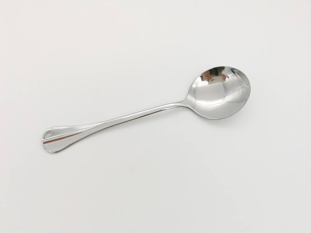 富邦餐具不锈钢圆勺工厂食堂餐勺幼儿园学生饭勺不锈咖啡勺