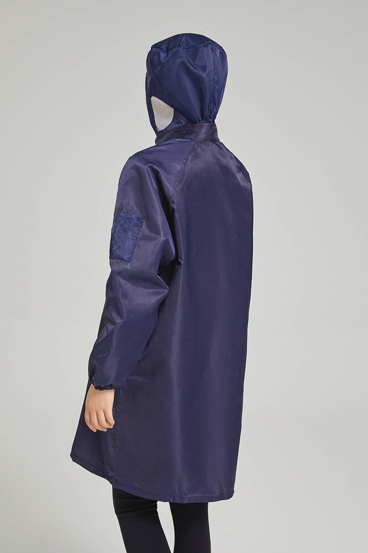 【***连帽大褂 防尘服长款男女无尘工作服车间食品厂带帽静电衣】价格