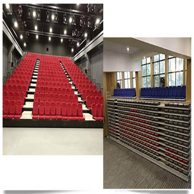 【辽宁抚顺伸缩看台座椅手动电动 活动伸缩看台座椅